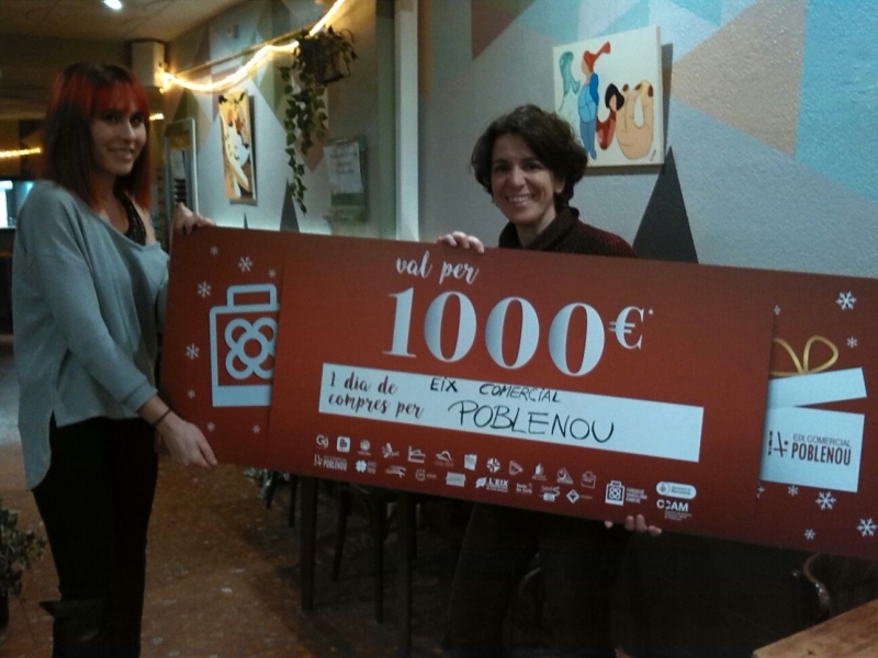 La guanyadora del Premi dels 1000 euros (1)