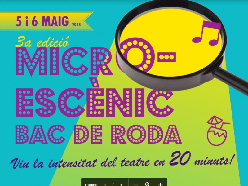 Festival de Microteatre a Bac de Roda