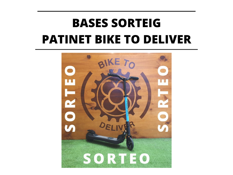Bases sorteig Instagram patinet Bike to deliver 